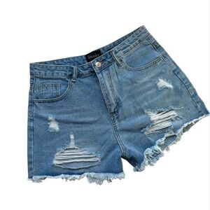 140. Smoke Brand Denim‎ Cutoff Shorts Size Medium NWT